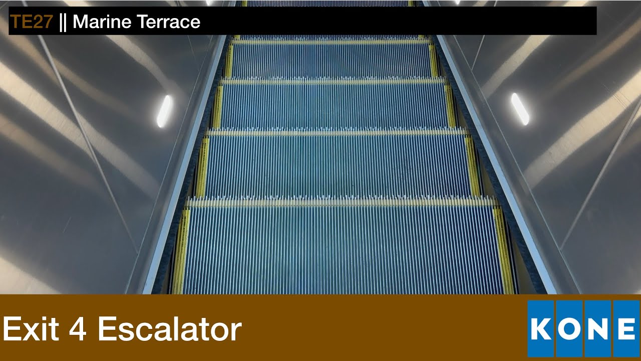 Marine Terrace MRT Station || Kone Escalator (Exit 4) 