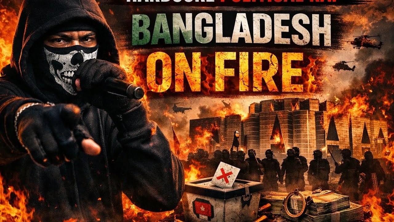 বাংলাদেশ আগুনে | হার্ডকোর পলিটিক্যাল র‍্যাপ।Bangladesh on Fire | Hardcore Political Rap। 