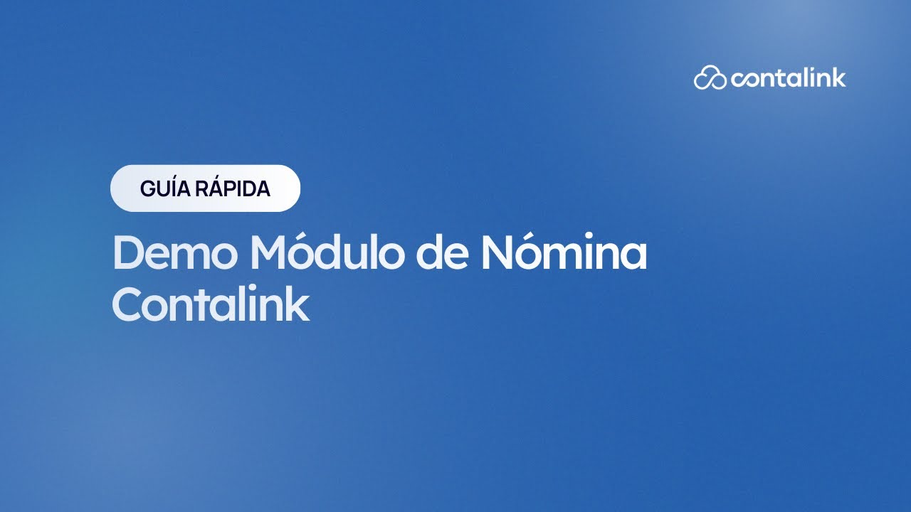 Demo Módulo de Nómina Contalink