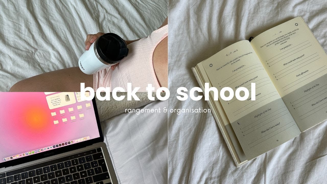 back to school - organisation, rangement, notion tour ...