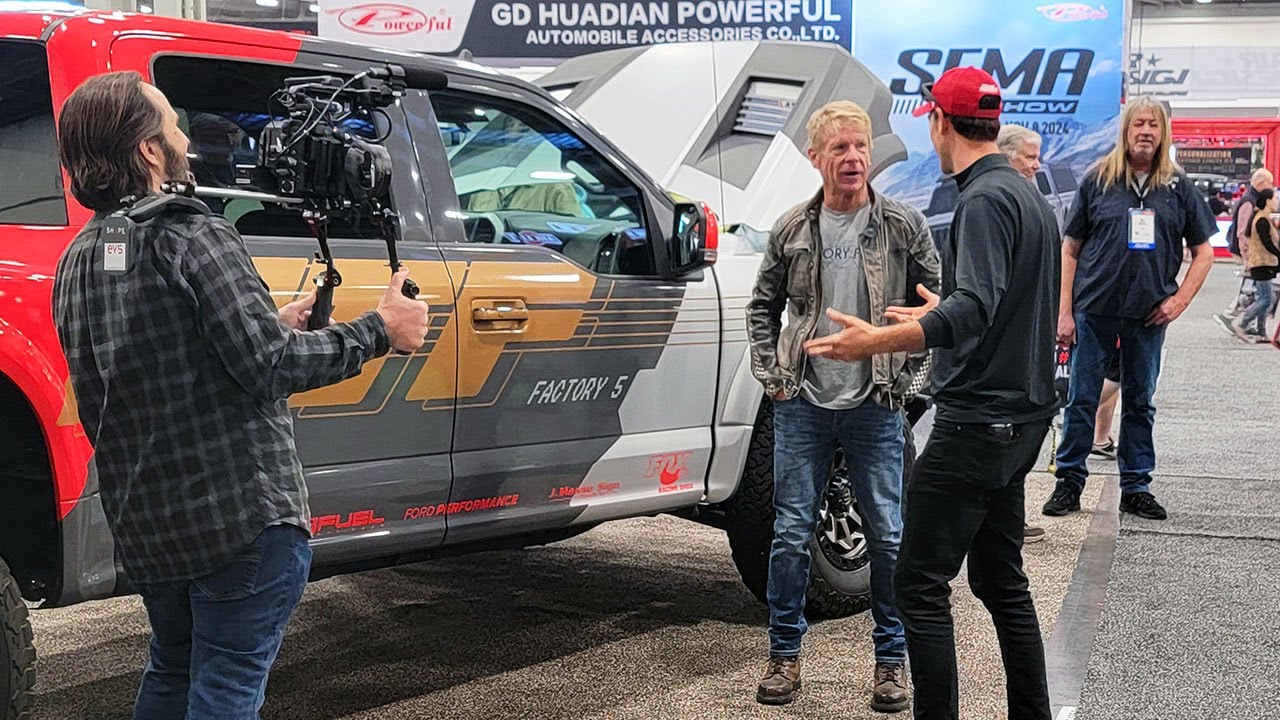 NASCAR's Joey Logano & his Factory Five XTF at SEMA 2024