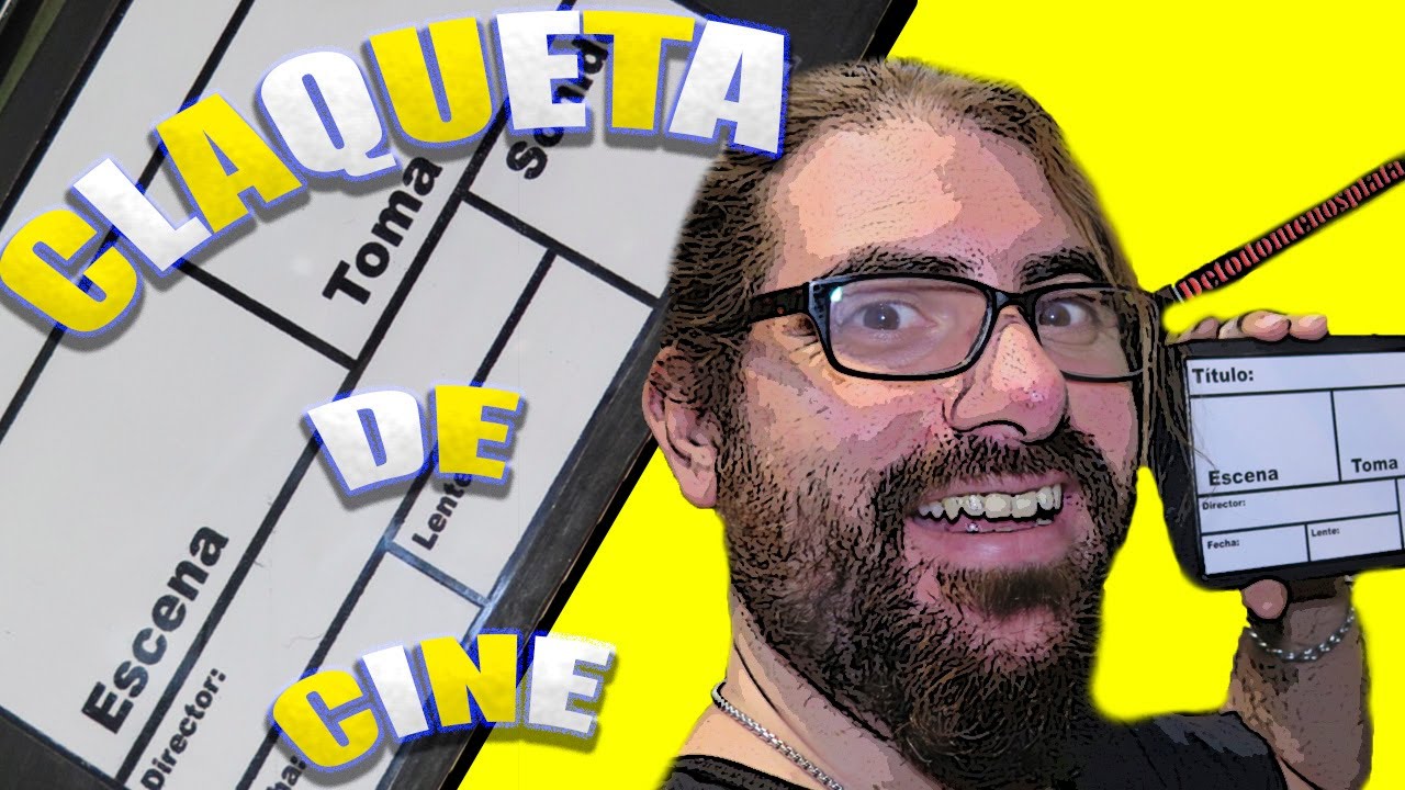 🧰Como hacer CLAQUETA🎬 de CINE🕶️ Casera  Reciclando Madera🐁