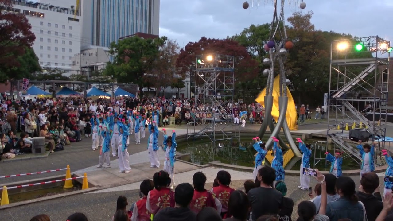 凛ジュニア　四日市よさこい祭り2024 諏訪公園メイン会場