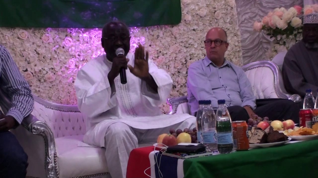Hon Halifa Sallah's meeting with the Gambian community in Denmark Part one