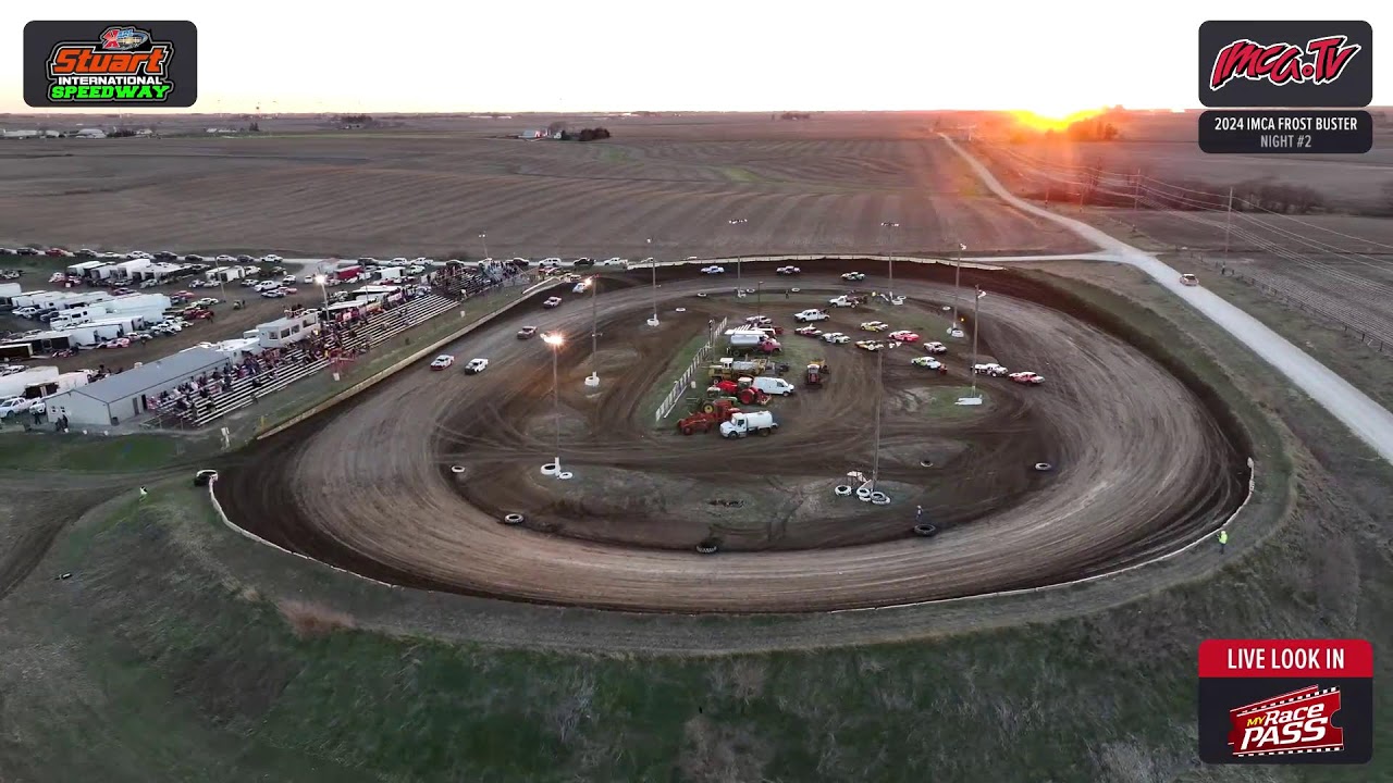 imca.tv | LIVE LOOK-IN | Stuart International Speedway | Stuart, IA | April 4th 2024