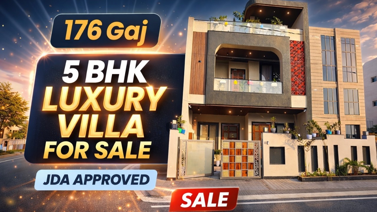 Inside 176 Gaj West 5 BHK House at Jaipur For Sale Luxury Interior, Lift, Home Theatre #sirsiroad
