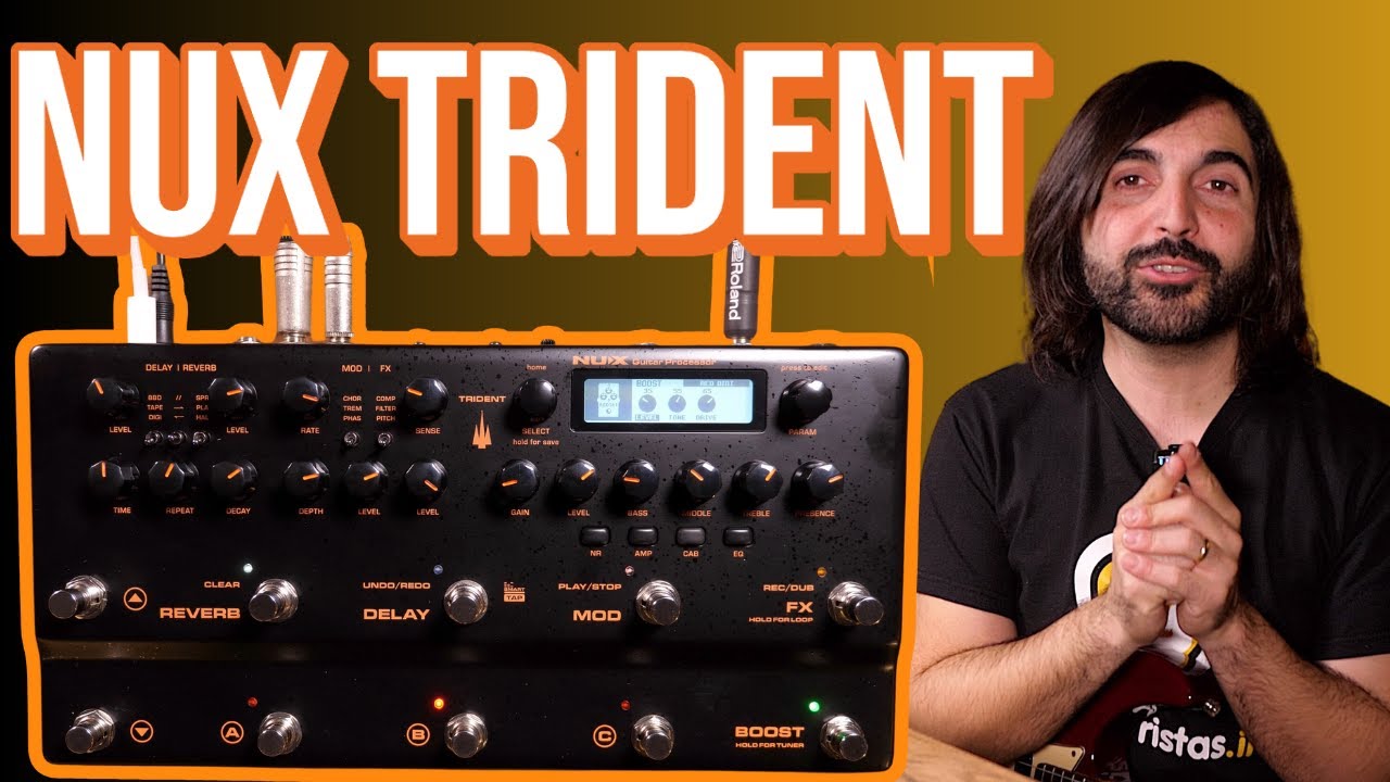 La PEDALERA para los que ODIAN los MENÚS | NUX Trident