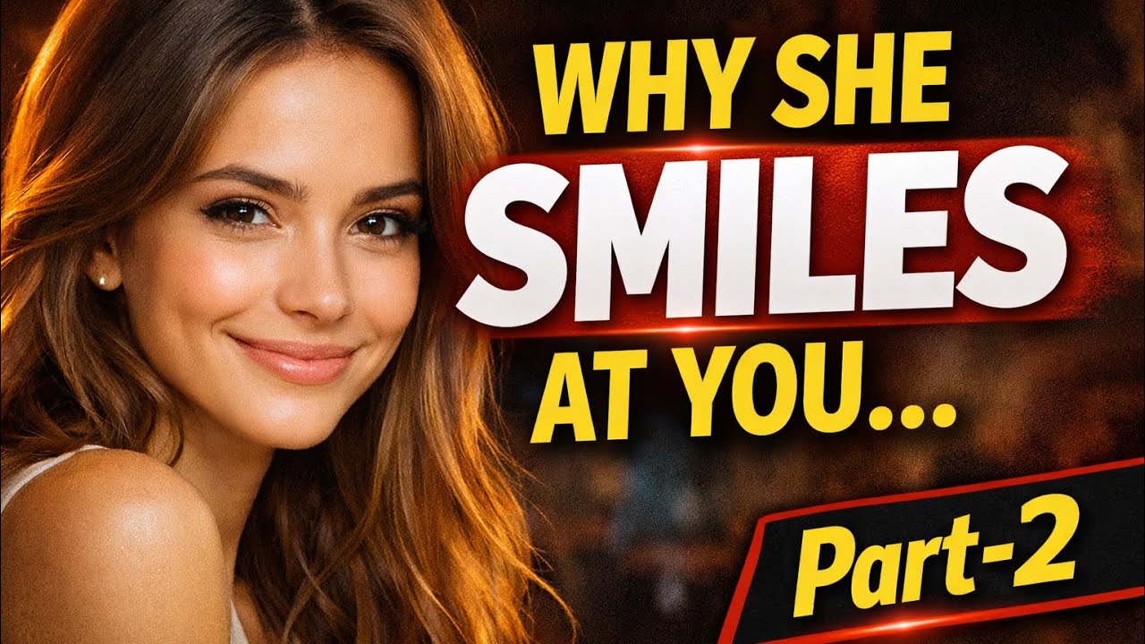 She smiles after seeing you top secret you would never know