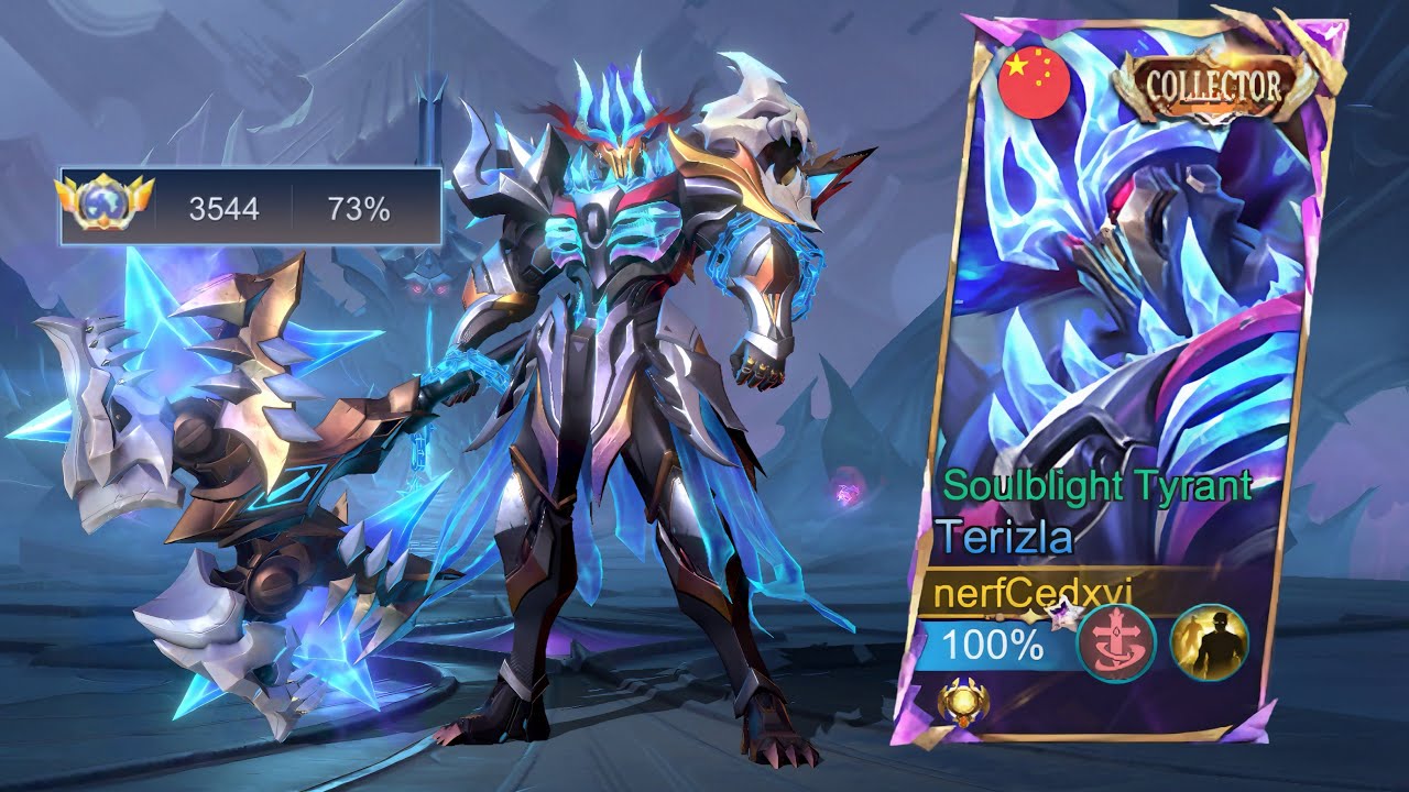 THANK YOU MOONTON FOR THIS  TERIZLA COLLECTOR SKIN!🥶(Full Gameplay Rank)