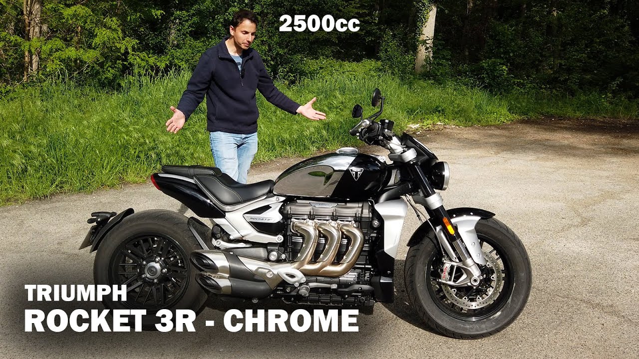 TRIUMPH Rocket 3R - 2500cm3 La Plus grosse cylindrée Moto !