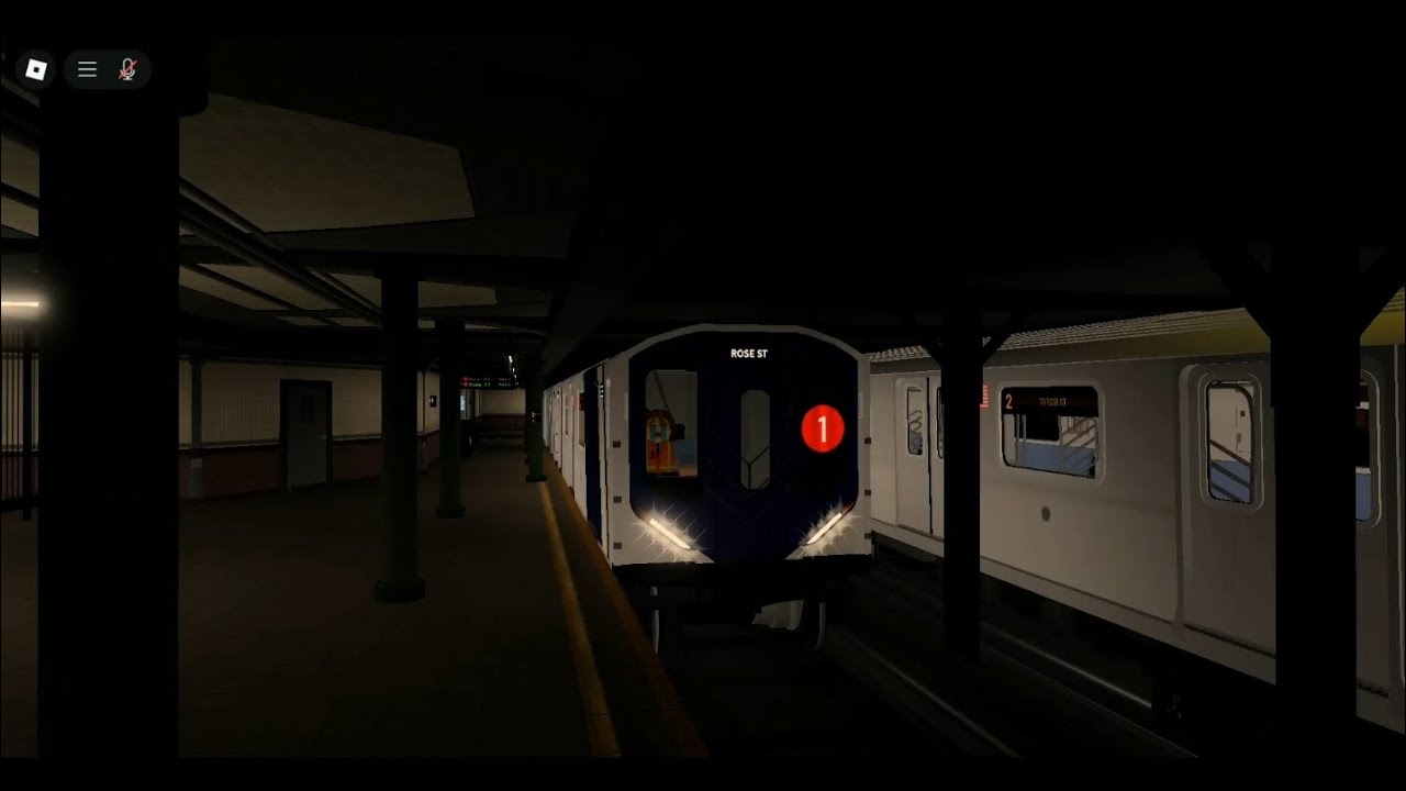 Overhaul Update NYC Subway Automated: (1)(2) Train action @ Chambers Street