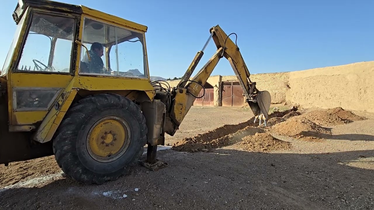 What is an excavation in construction?