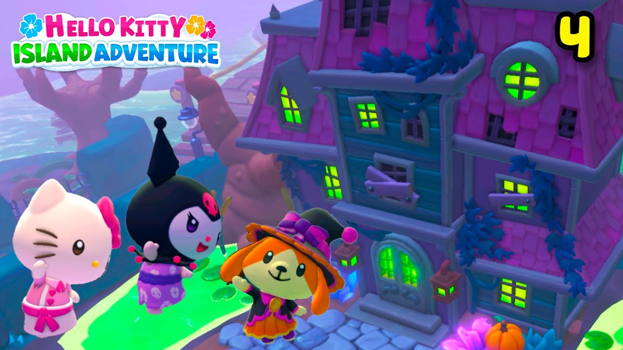 ¡Exploramos la MANSIÓN ENCANTADA! Videojuego HELLO KITTY ISLAND ADVENTURE