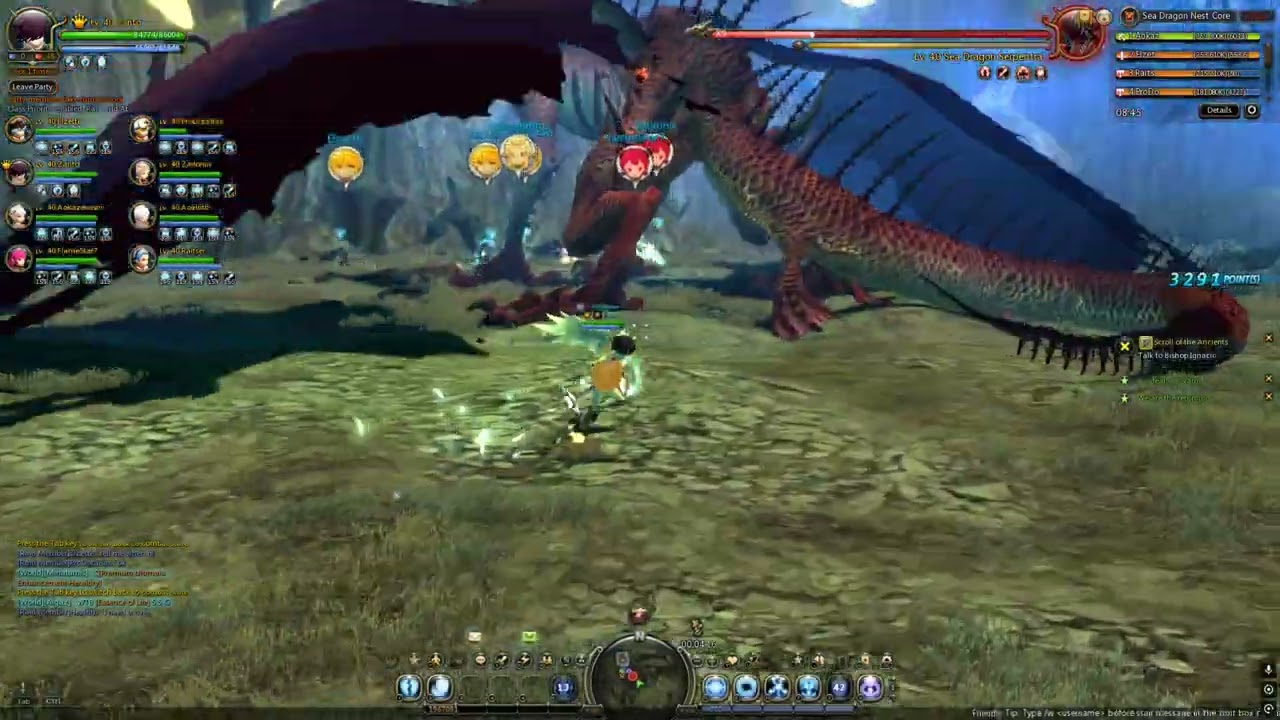 Dragon Nest Classic Sea Dragon Nest Core Paladin POV