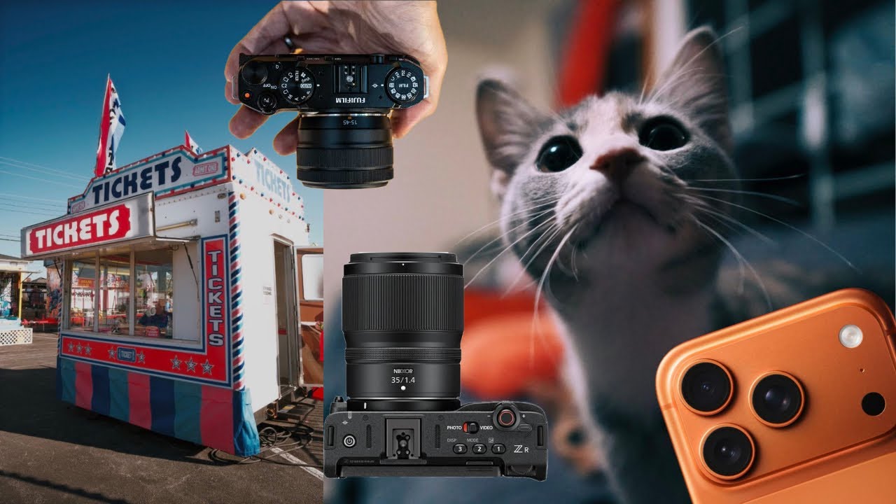 Nikon ZR vs Fuji Vs IPhone 