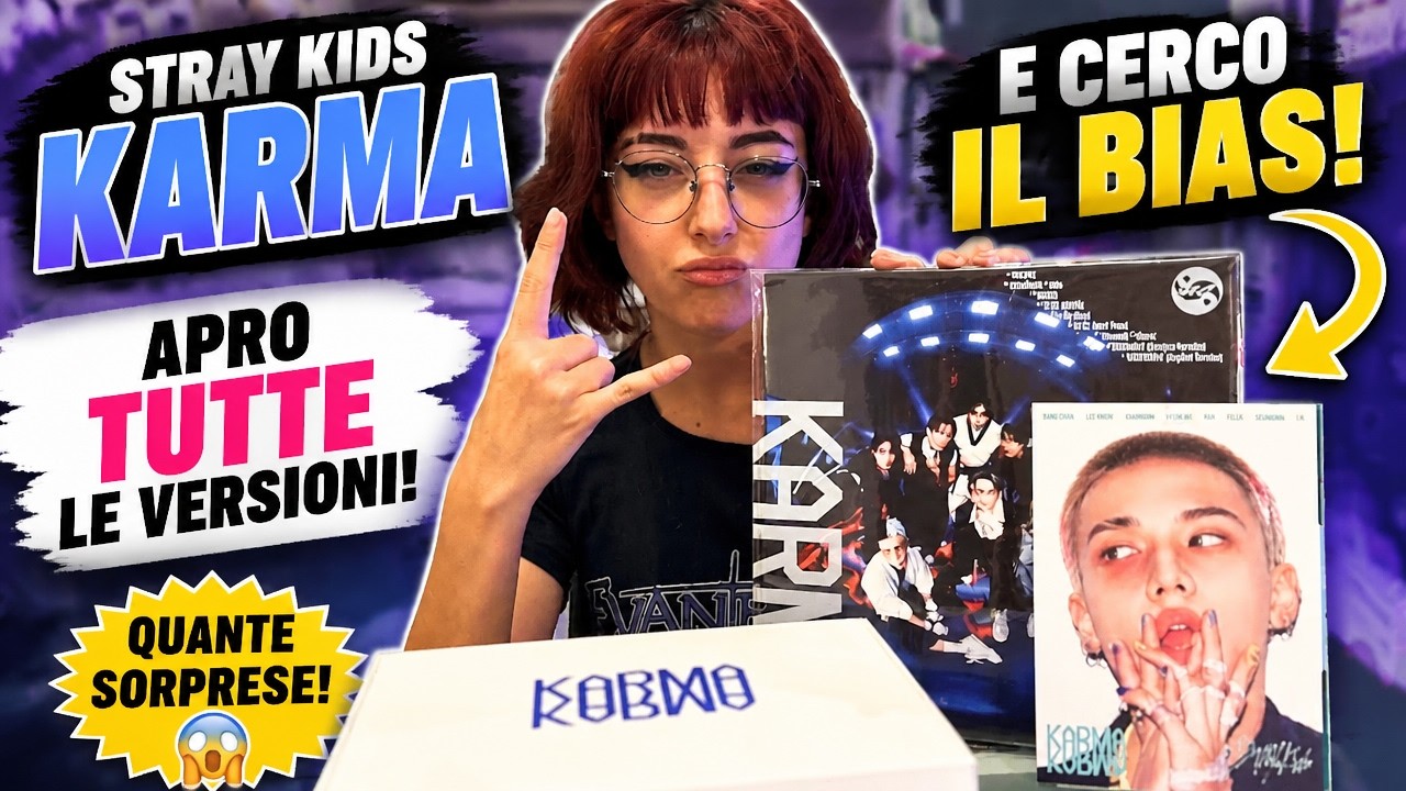 APRO STRAY KIDS KARMA ALBUM UNBOXING SORPRESE REALI