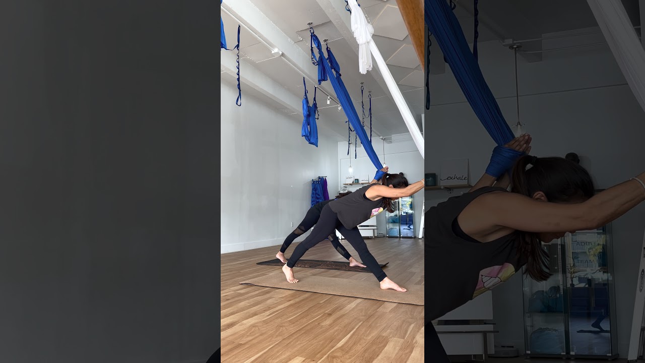 45 Minute Aerial Yoga Class
