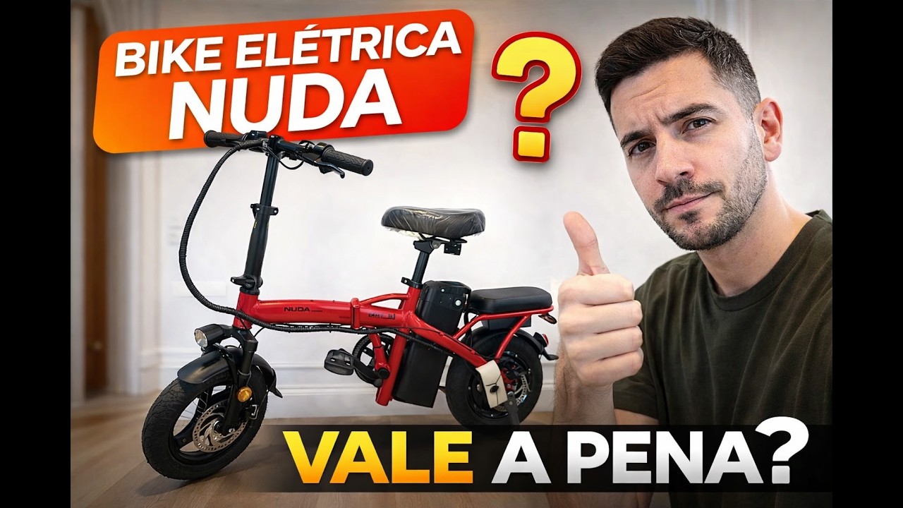 Bicicleta elétrica NUDA 400W da Shopee é Boa?