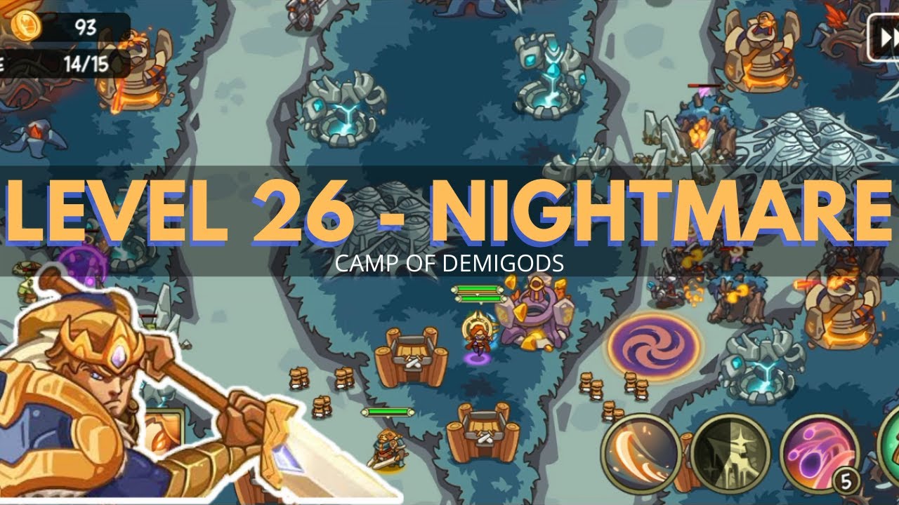 Empire Warrior TD: Level 26 - NIGHTMARE / NEW MAP VERSION