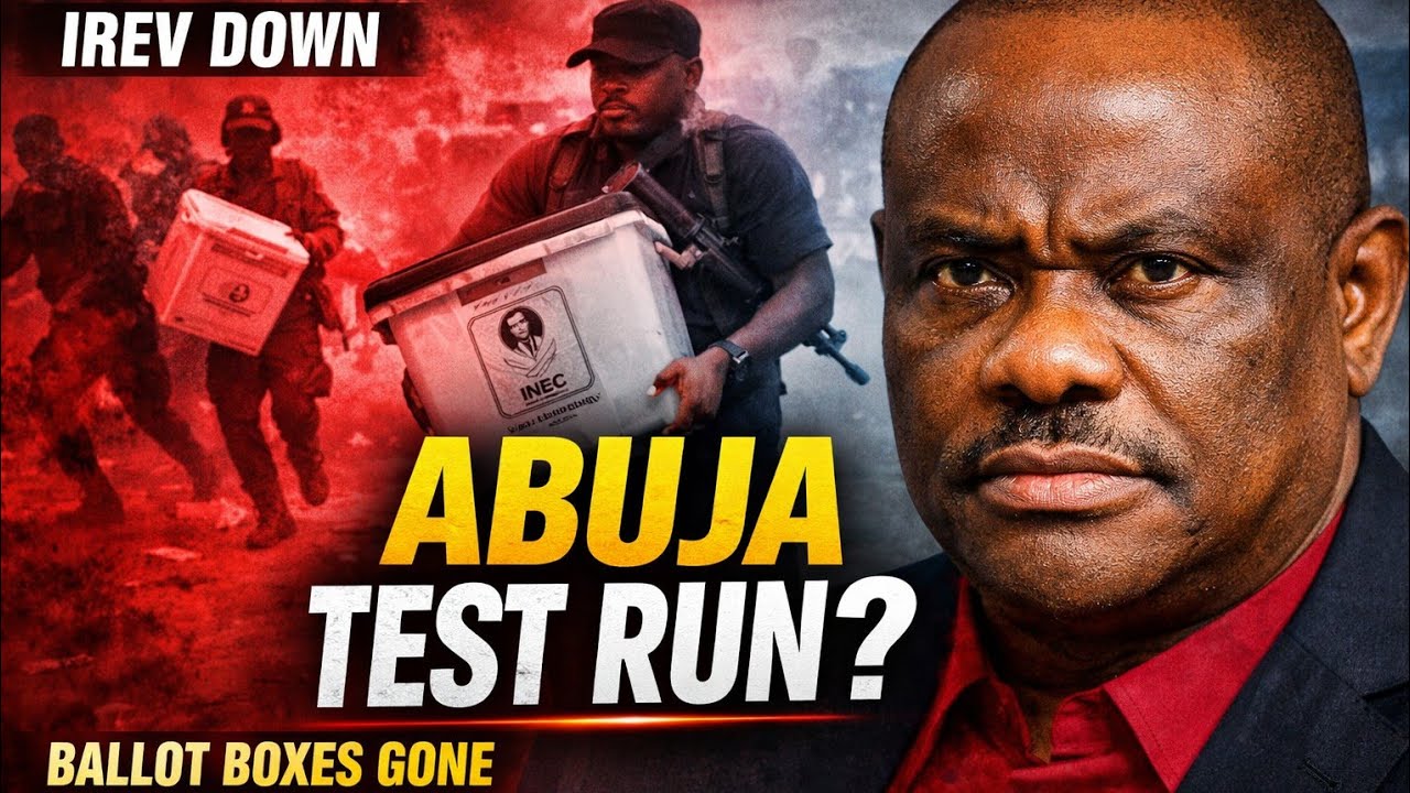 HOW NYESOM WIKE RIGGED THE ABUJA FEBRUARY 21ST ELECTION: Armed Men Carting Away Ballot Boxes