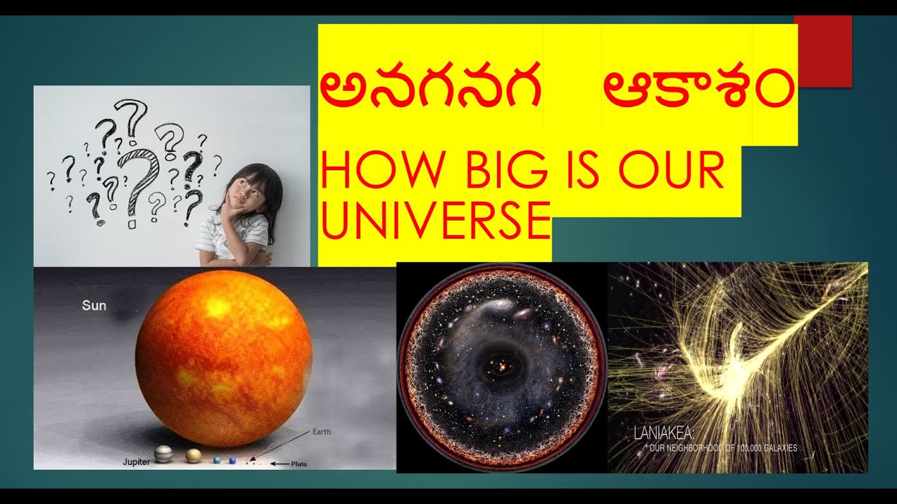 Anaganaga aakasam (SPACE FACTS) / HOW BIG IS OUR UNIVERSE?