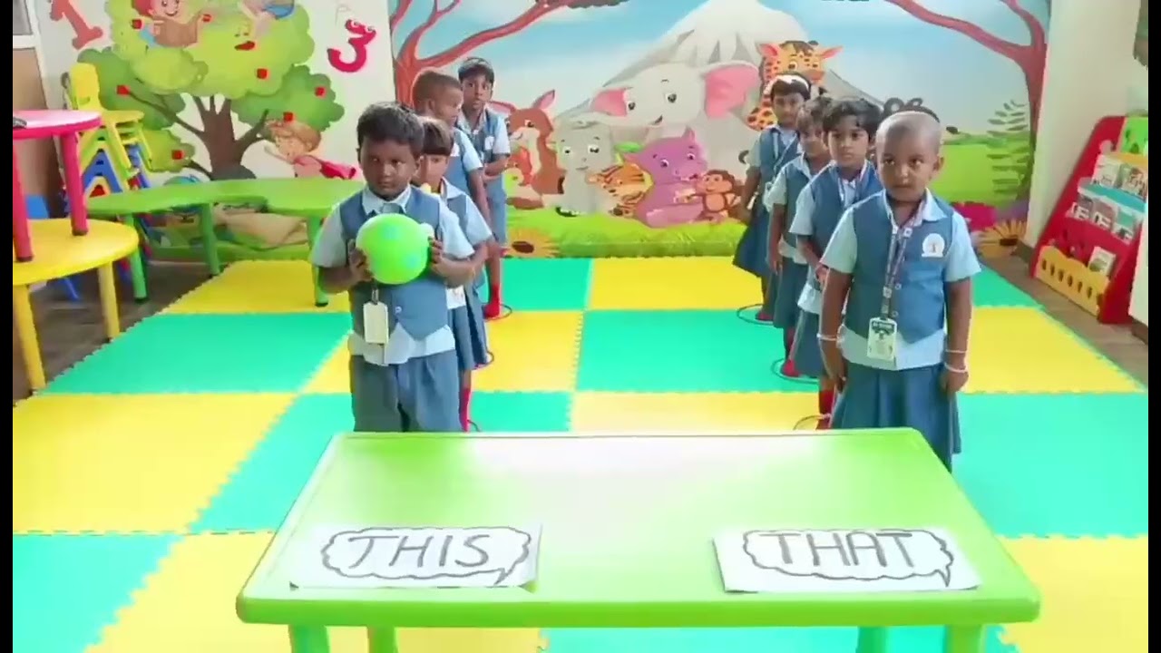 Our students recently explored demonstrative pronouns  through interactive, object-based learning.