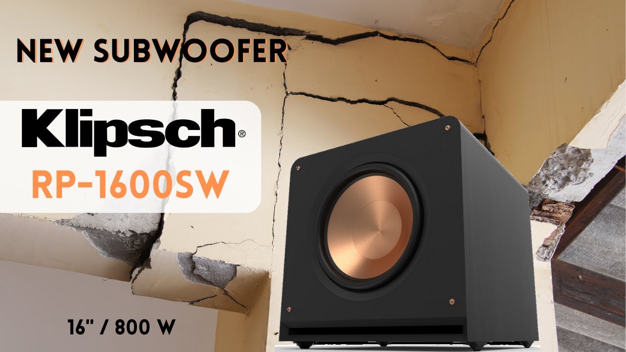 EXCLU ! Test du Nouveau CAISSON KLIPSCH RP-1600 SW. Dévastateur !