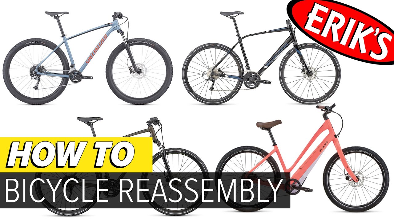 Bike Reassembly Instructions / How to Assemble a New Bike / ERIK'S New Bike Reassembly