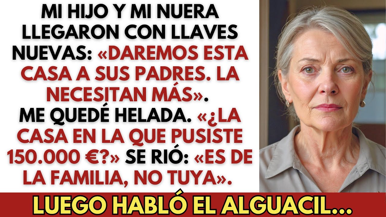 Mi hijo y mi nuera dieron nuestra casa de 900.000 € a sus padres—mi nombre está en la escritura.
