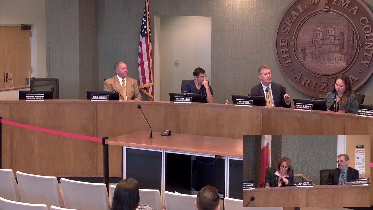 Pima County Board of Supervisors Meeting July 25, 2023