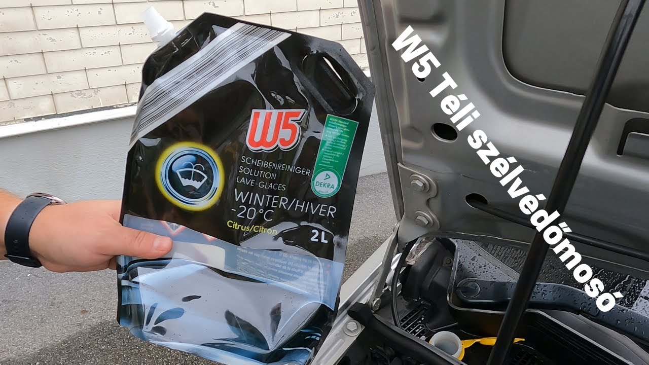 Téli szélvédőmosó a Lidl-ből? | W5 citrus illatú téli ablakmosó folyadék
