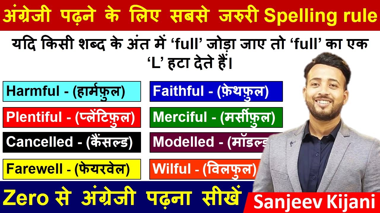 Learn Spelling Rules | Zero से English सीखे |  English padhna kaise sikhe | अंग्रेजी पढ़ना कैसे सीखे
