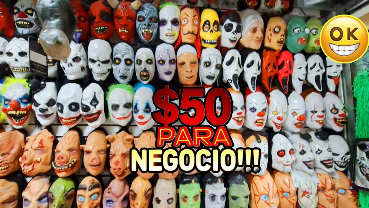 MASCARAS MÁS HORRIPILANTES PARA HALLOWEEN DESDE $50.- MASCARAS DISFRACES TERRORÍFICO
