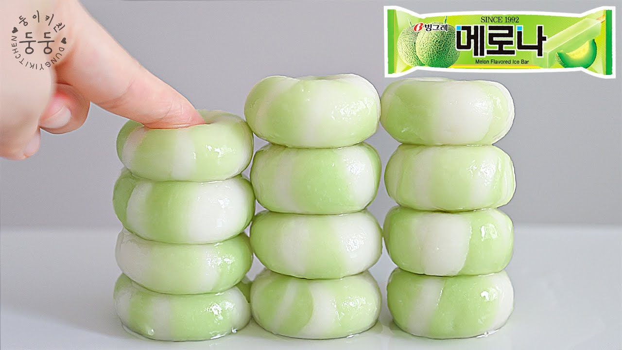 6분만에 만든 눌러먹는 신기한 메로나 사탕