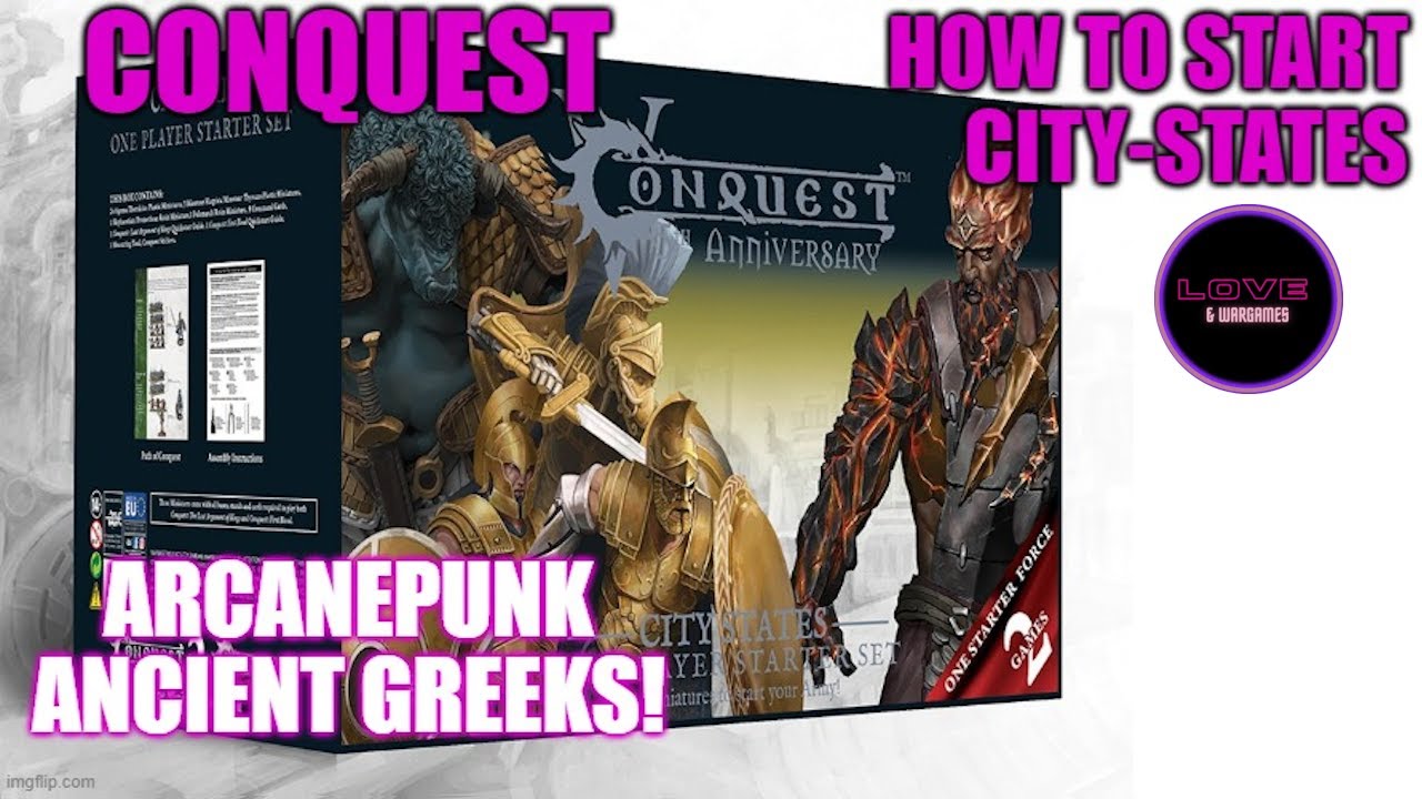 How to start with the City-States in Conquest? Tactica + Starter Unboxing