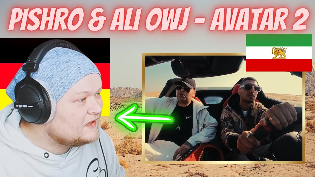 REZA PISHRO & ALI OWJ - AVATAR 2 | German rapper reacts