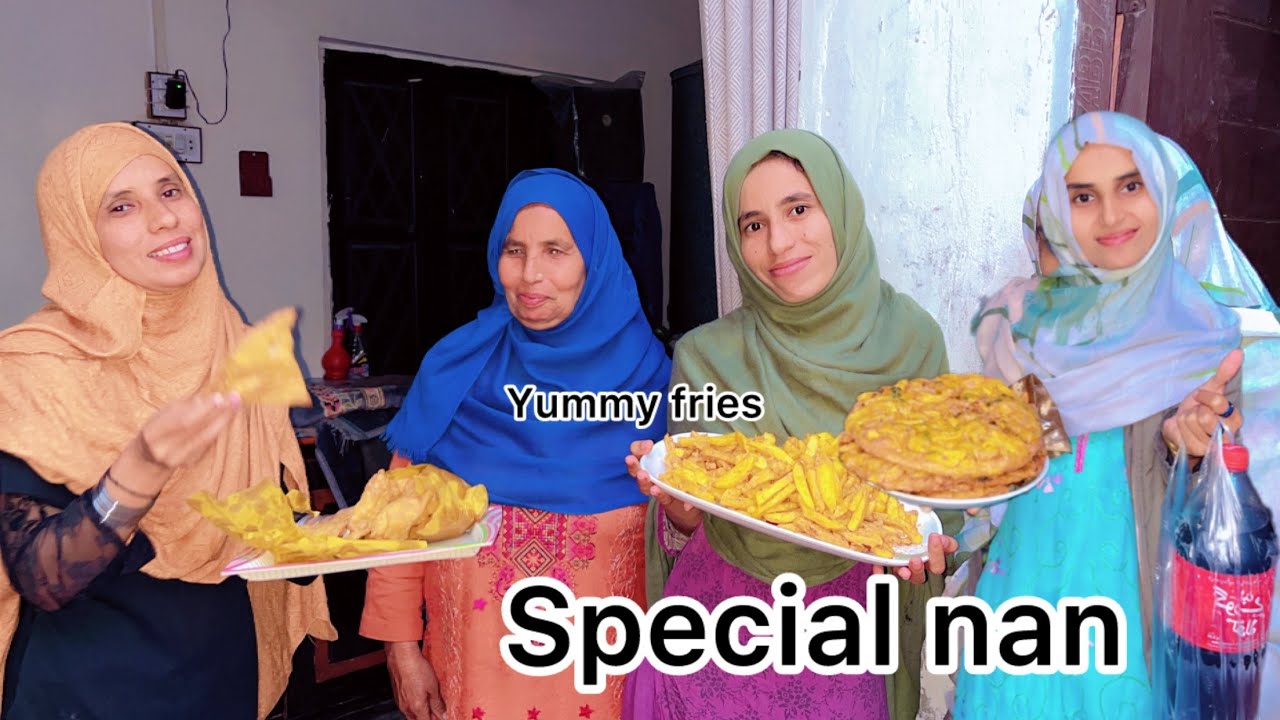 Special nan || special fries bani || maza a gia ￼