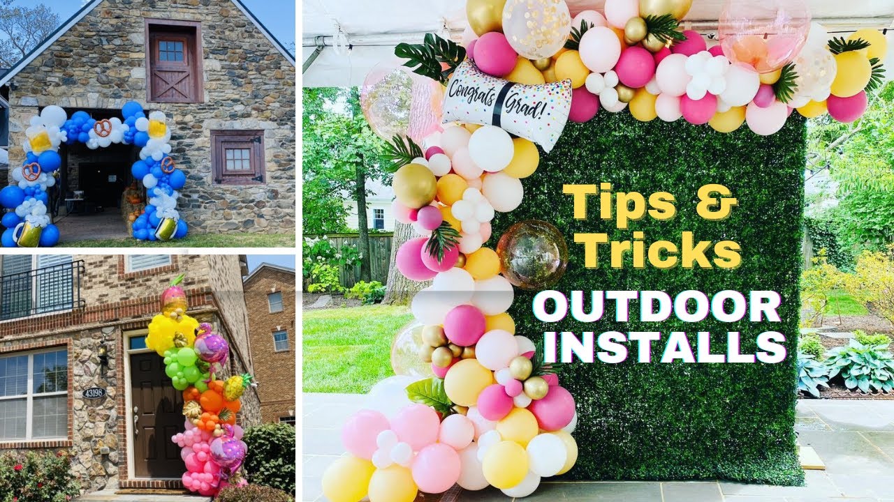Outdoor Balloon Installation - Tips and Tricks for Balloon Business 2023