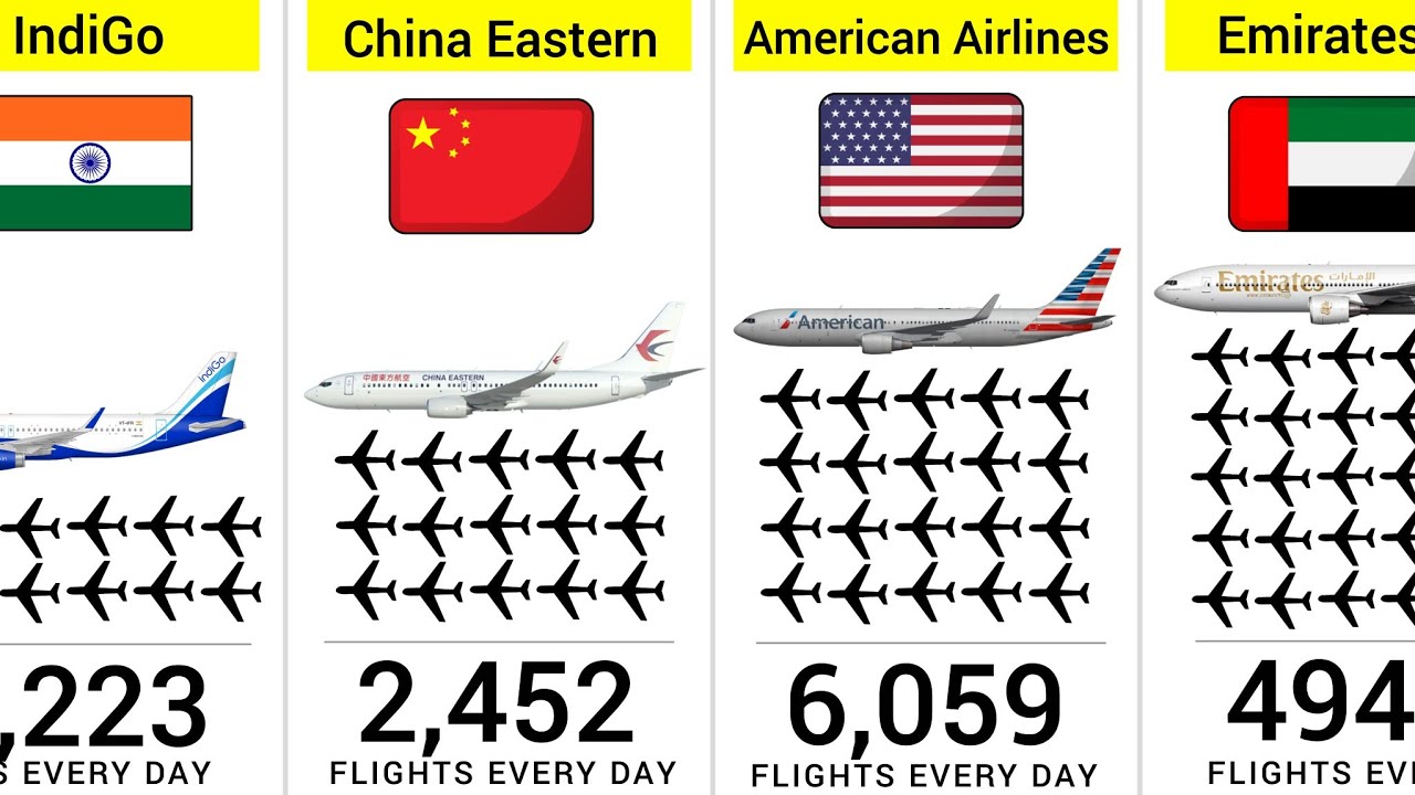 Biggest Airlines in the World by Daily Flights (2026)