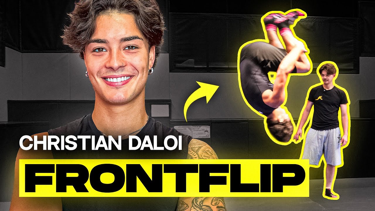 CHRISTIAN DALOI impara FRONTFLIP in 20 MINUTI