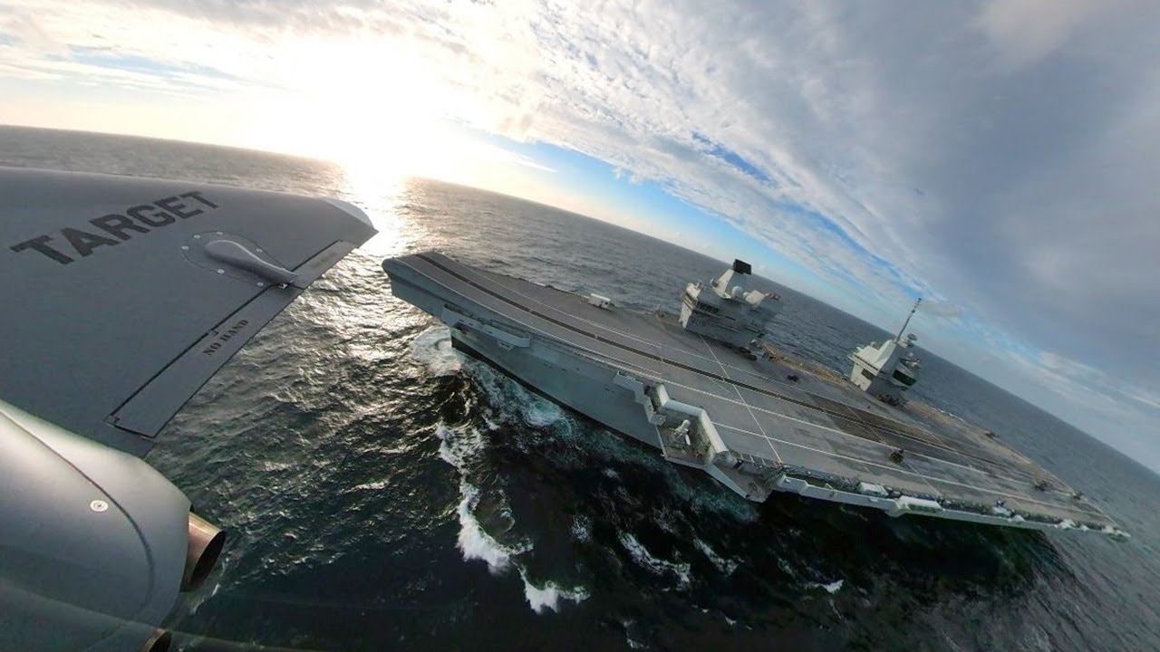 Banshee target drone trials on HMS Prince of Wales explained