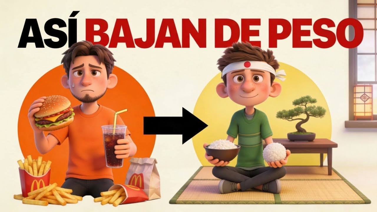 Así Bajan de Peso los japoneses (sin dieta ni gimnasio)