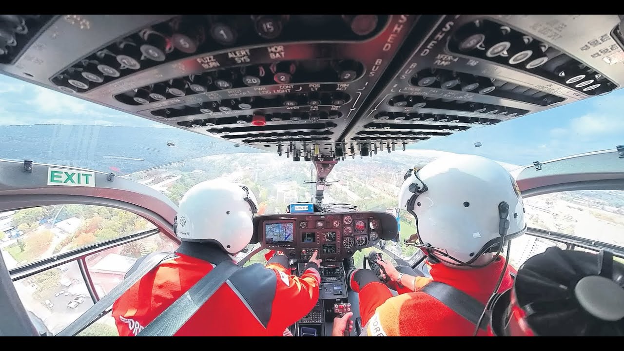 Im Einsatz mit Feuerwehr, Rettungsdienst und Rettungshubschrauber Christoph 44
