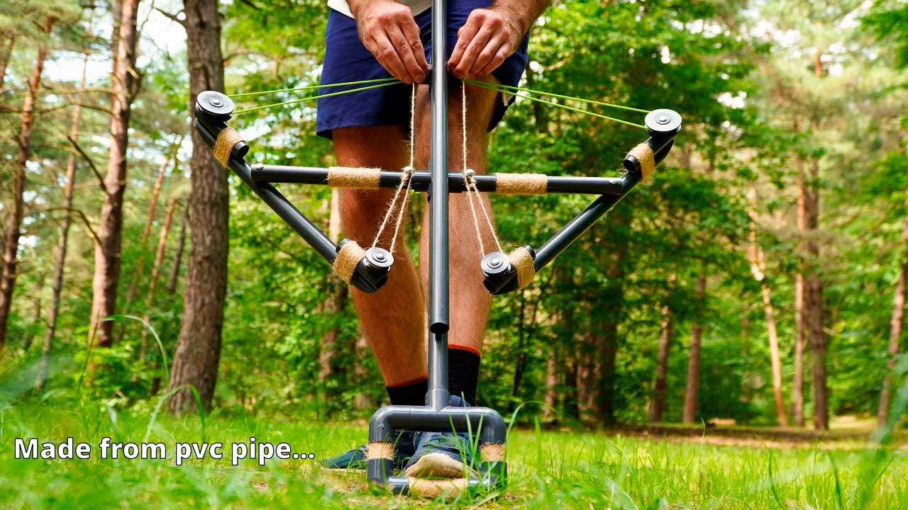 How to make a Unique pvc pipe Crossbow at Home - The Best Crossbow