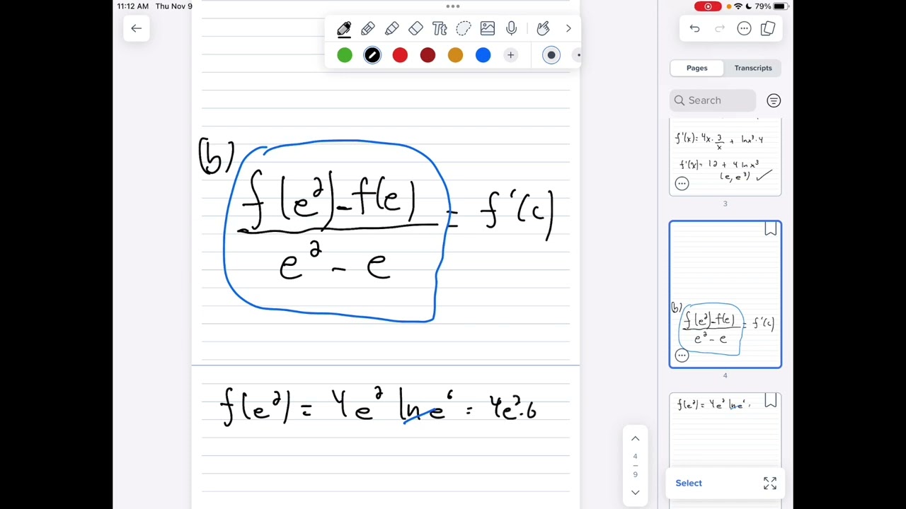 Verifying and finding a value with the Mean Value Theorem (Calculus 1)