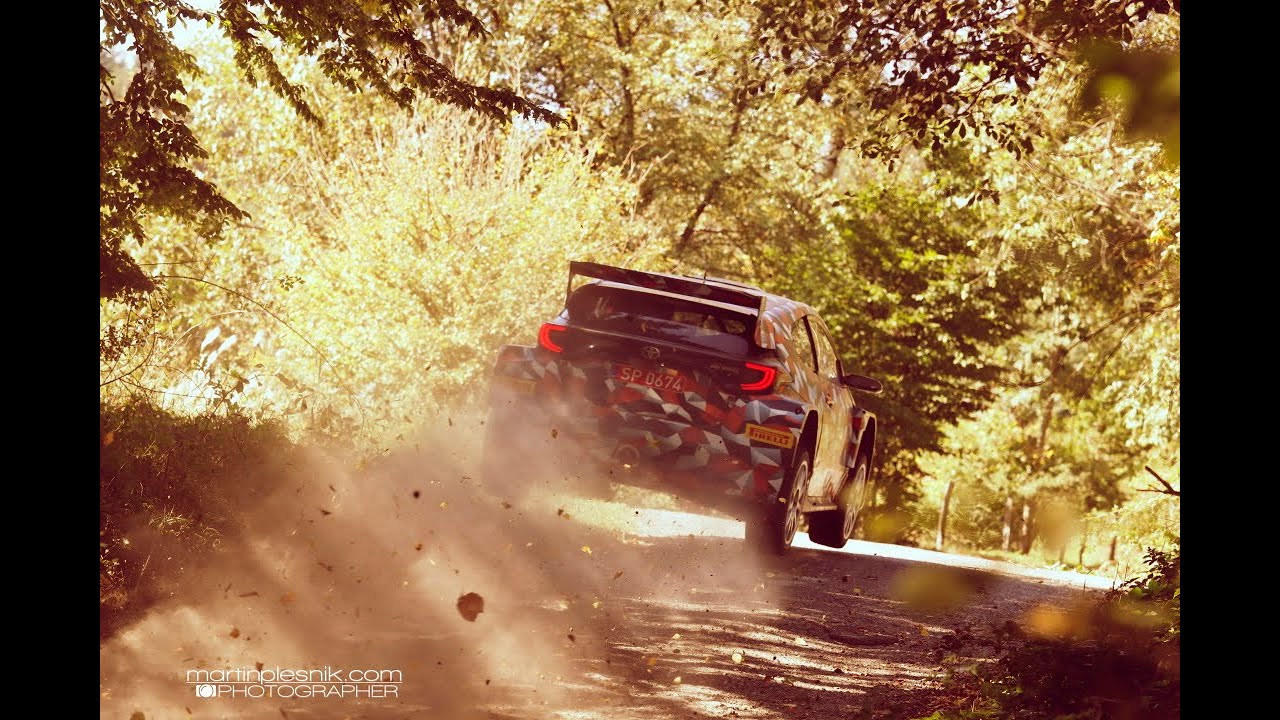 29.9.2023 Toyota - test Yaris GR Rally2 - Podhoran (CZ)
