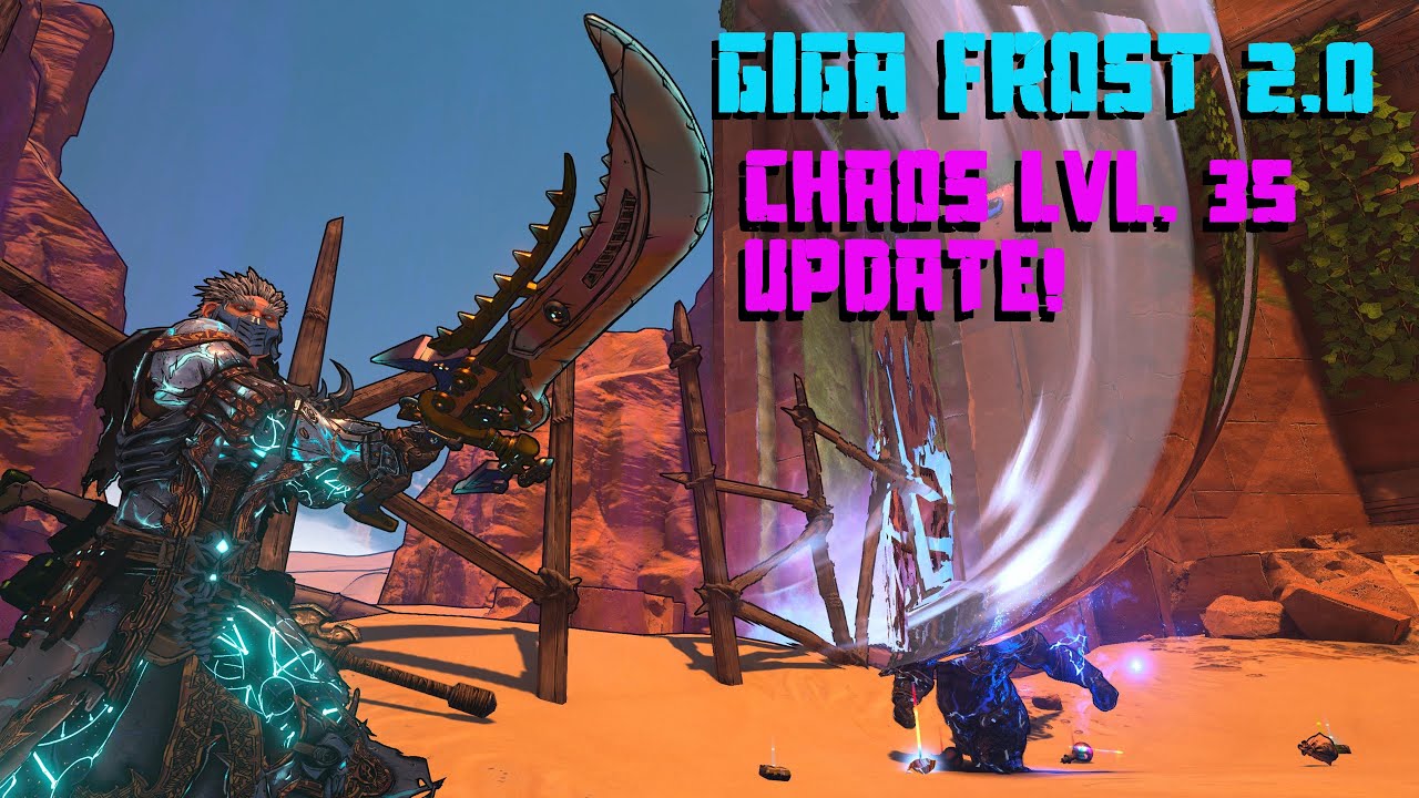 Tiny Tina's Wonderlands: Giga Frost 2.0! Chaos 35 Brr-Zerker/Stabbomancer Build
