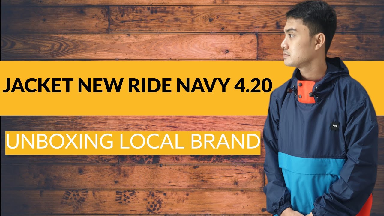 UNBOXING JACKET NEW RIDE NAVY 4.20 || PEMBURU DISCOUNT LOCAL BRAND