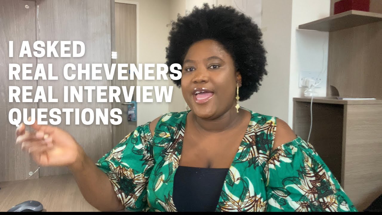 Chevening scholars answer REAL CHEVENING INTERVIEW questions they were asked|| LevelUpWithJess