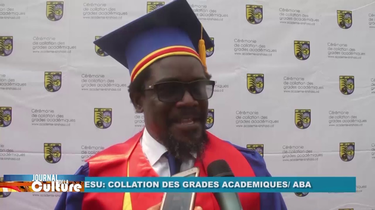 Kinshasa: Collation des grades académiques à l'Académie des Beaux Arts